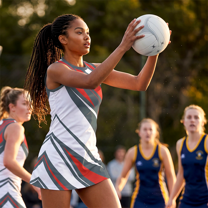 Ladies Netball Dress Custom Design Spo 20 Nj