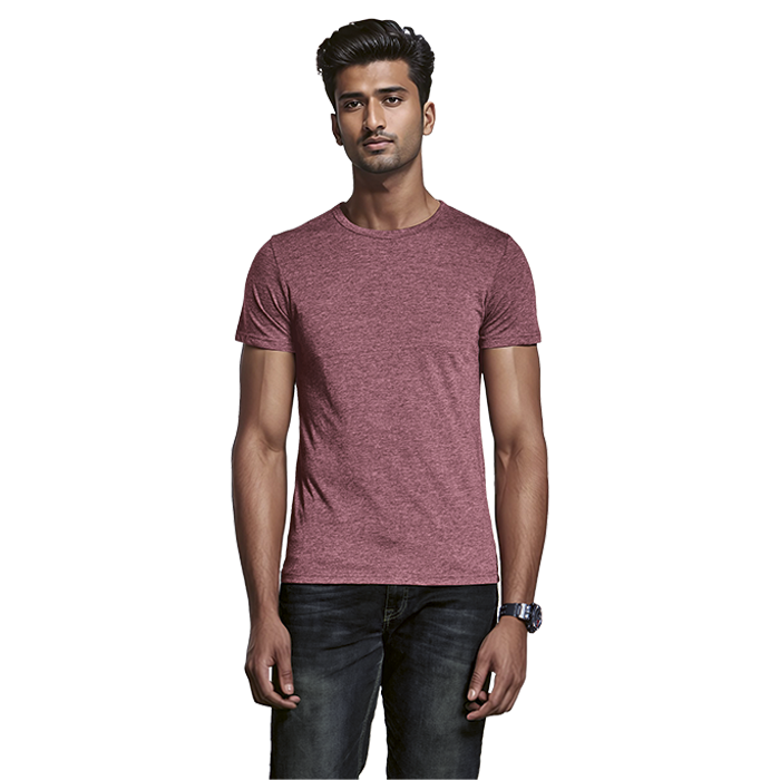 Melange Crew Neck T-Shirt Mens