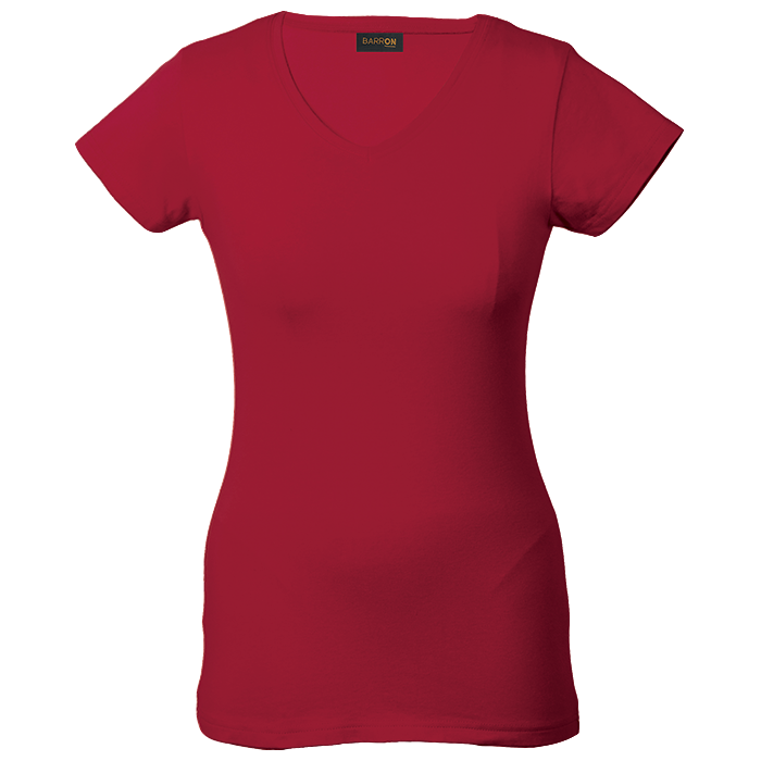 170g Slim Fit V-Neck T-Shirt Ladies thumbnail
