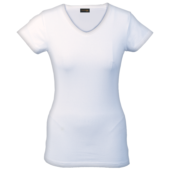 170g Slim Fit V-Neck T-Shirt Ladies alternate view