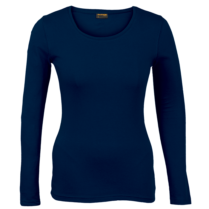 Barron Ladies 145g Long Sleeve T-Shirt - Image 3