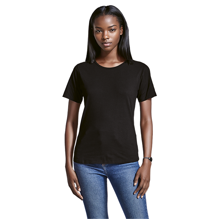 Organic Cotton Crew Neck T-Shirt Ladies